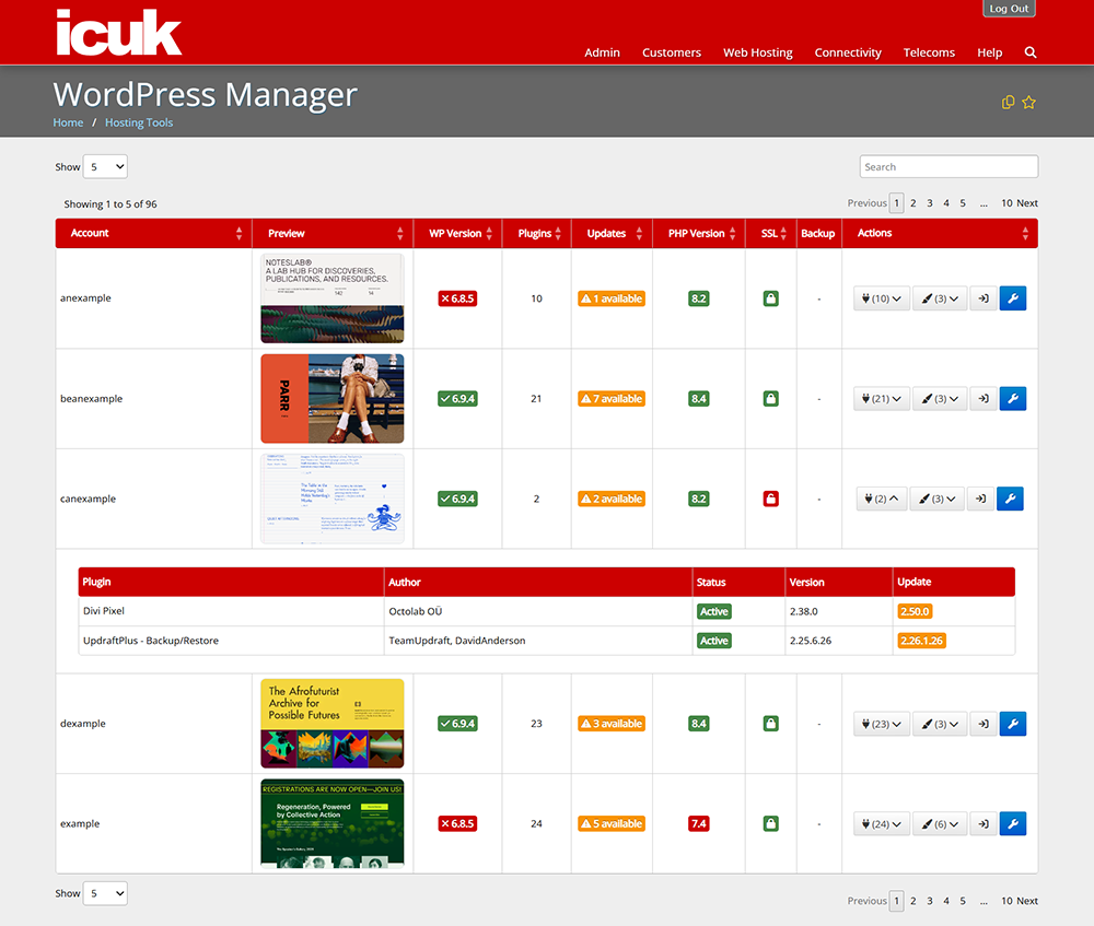 WordPress Manager