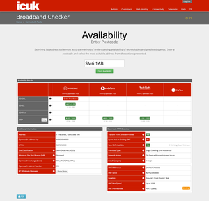 Broadband Checker Results