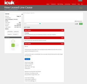 Leased Line Cease Tracker