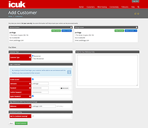 OTS Add Customer