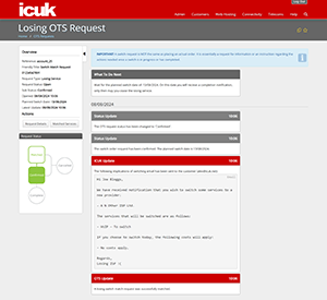 OTS Losing Request