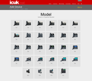 Device Models (Yealink)