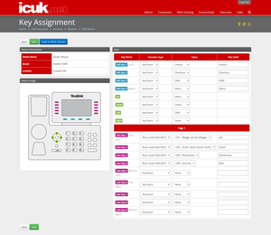 Yealink Key Assignment