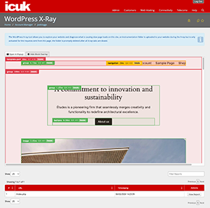 WordPress X-Ray