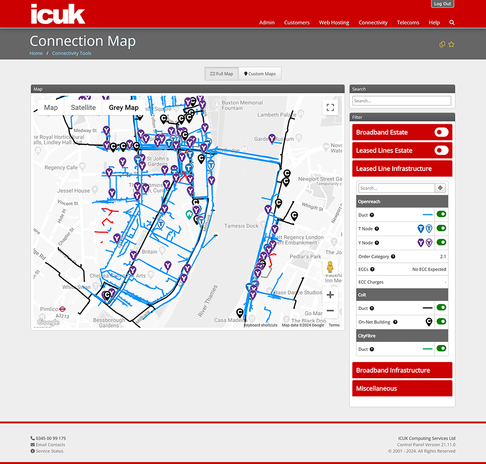 Infrastructure Maps