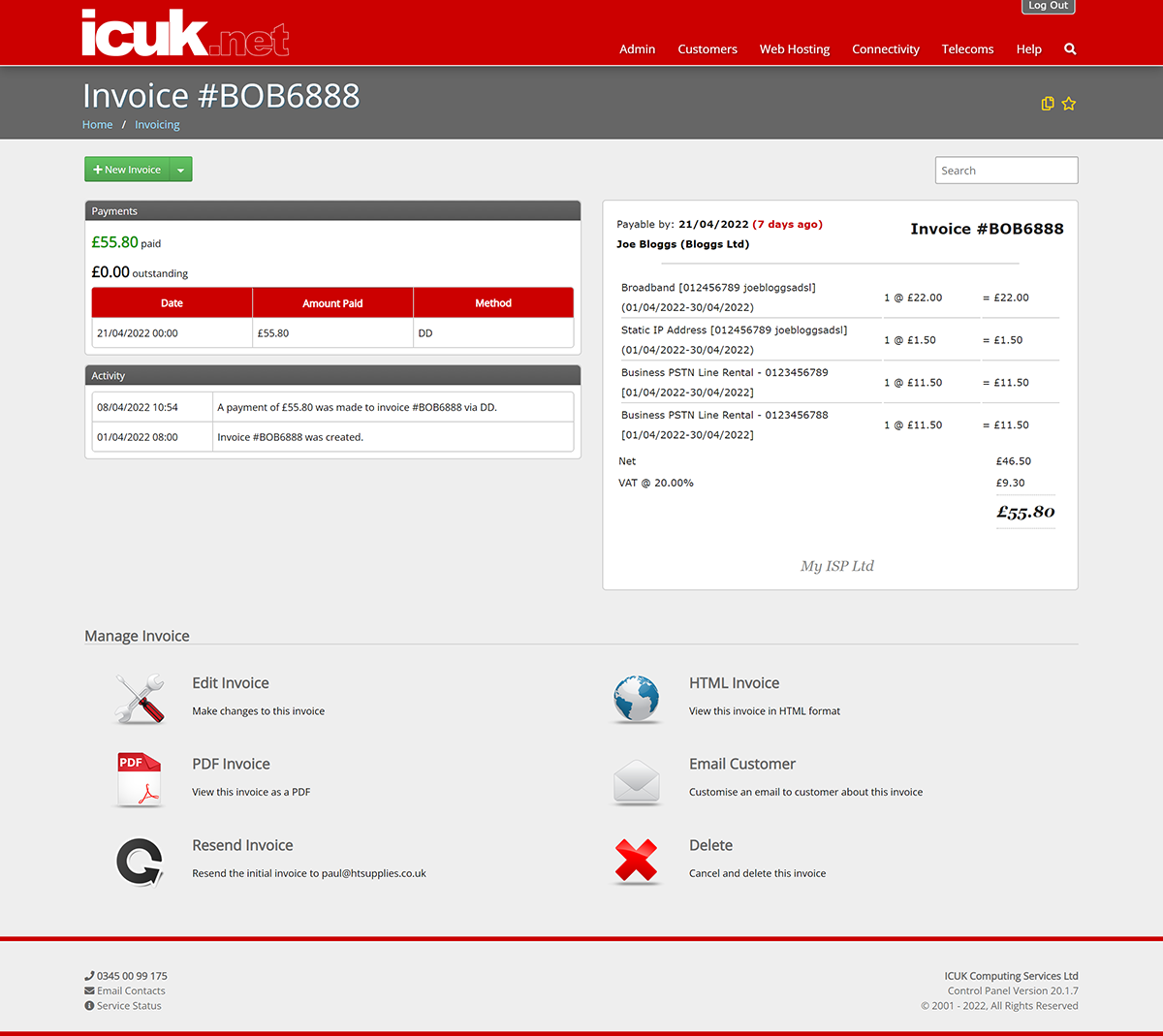 Invoice Management