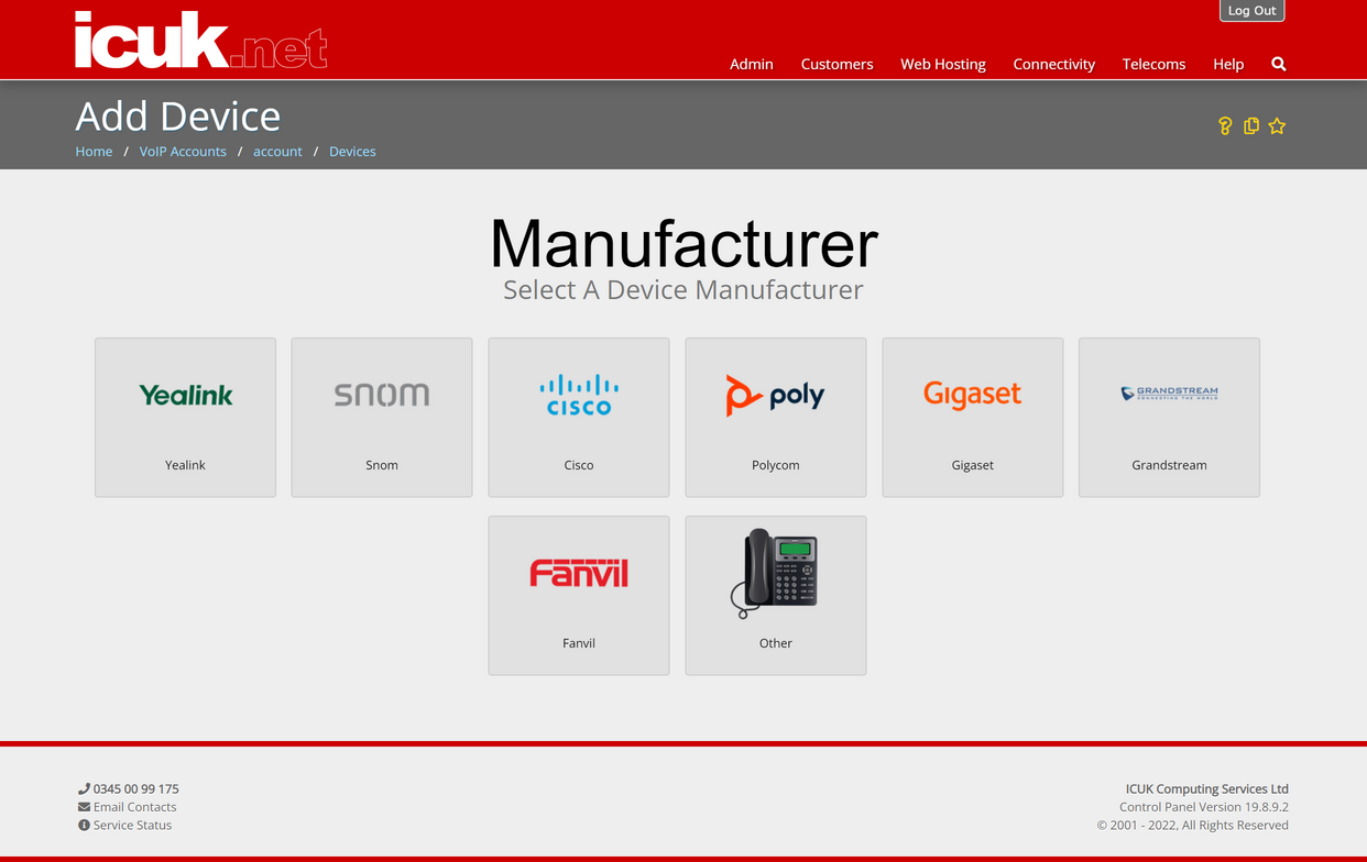 Device Manufacturers