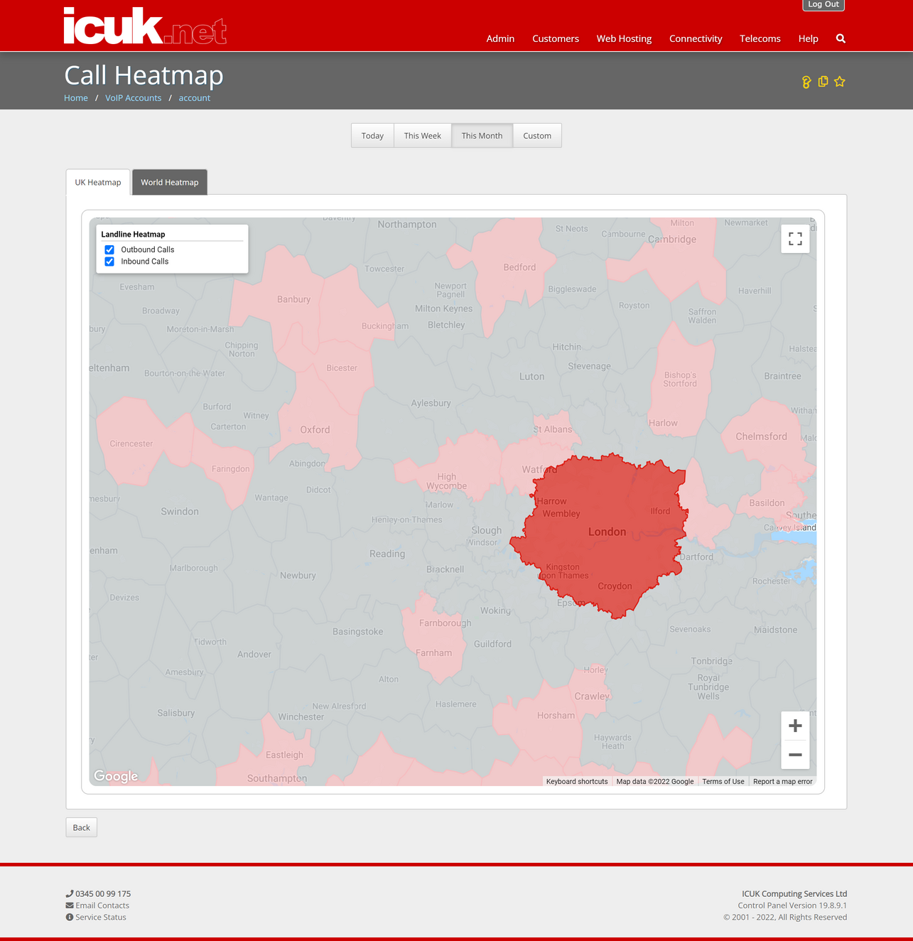 Call Heatmap