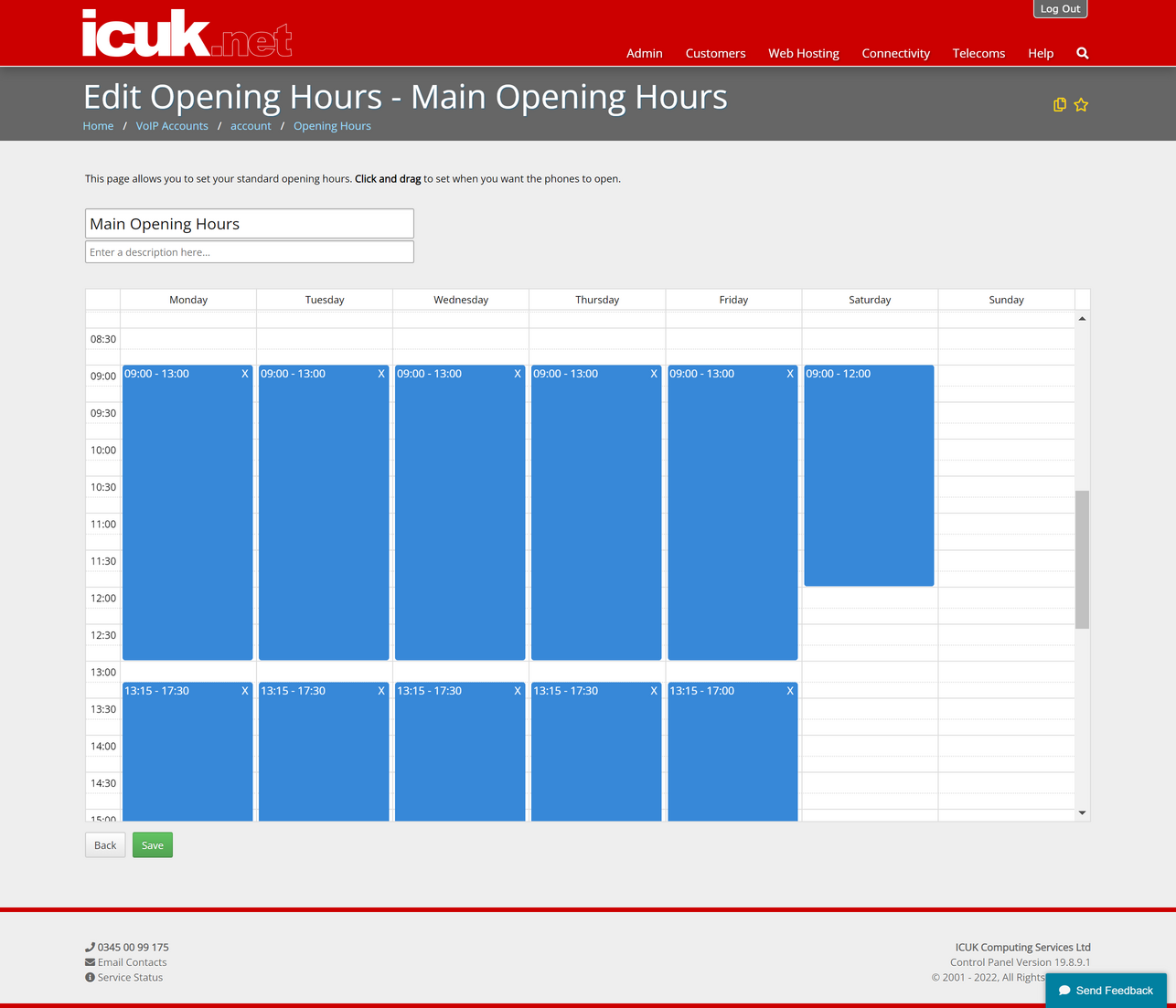 Opening Hours