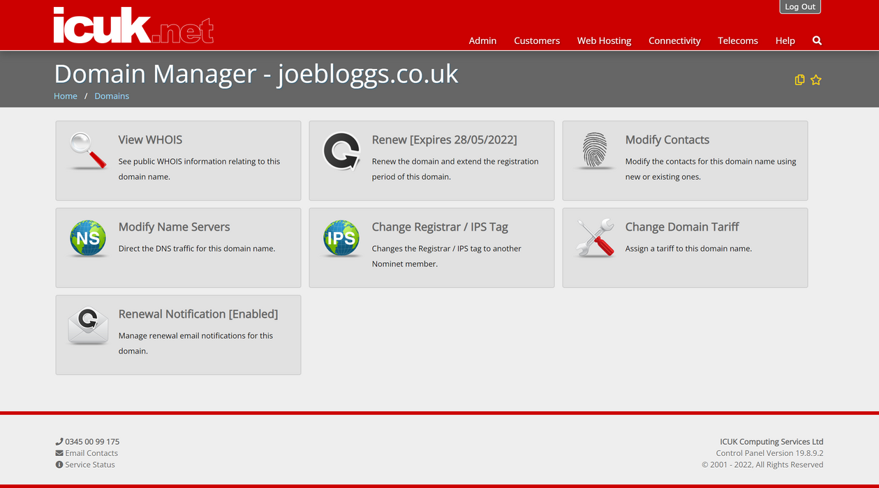.uk Domain Management