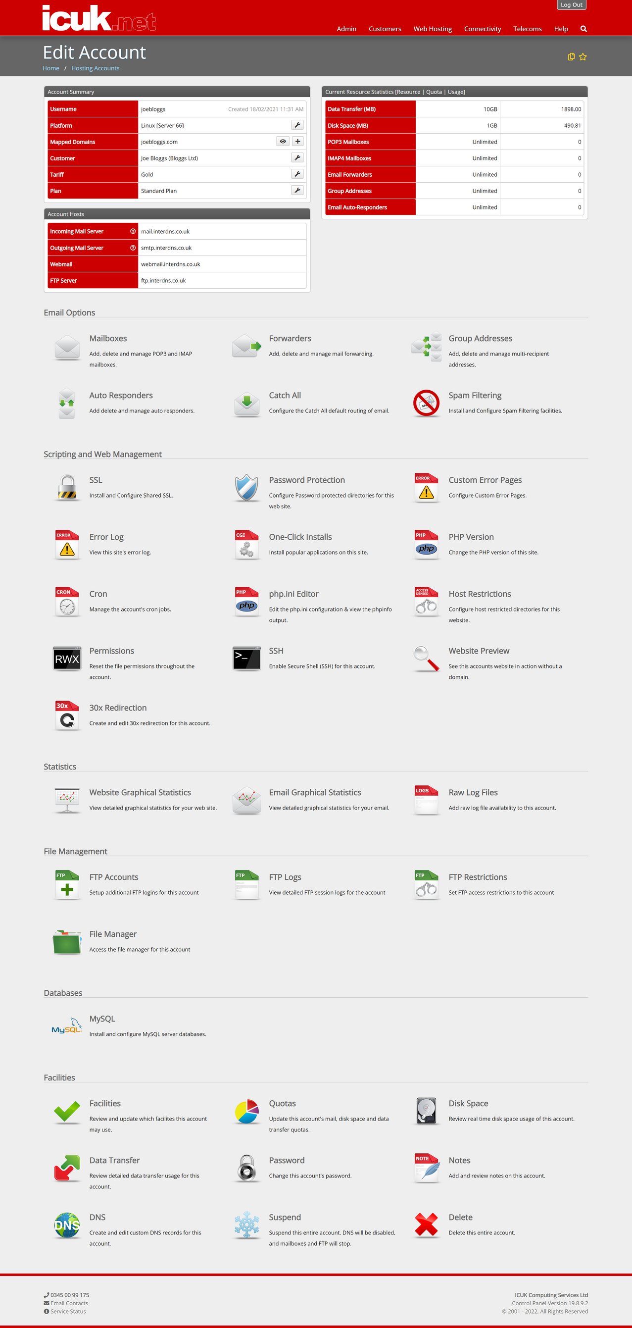 Shared Linux Hosting
