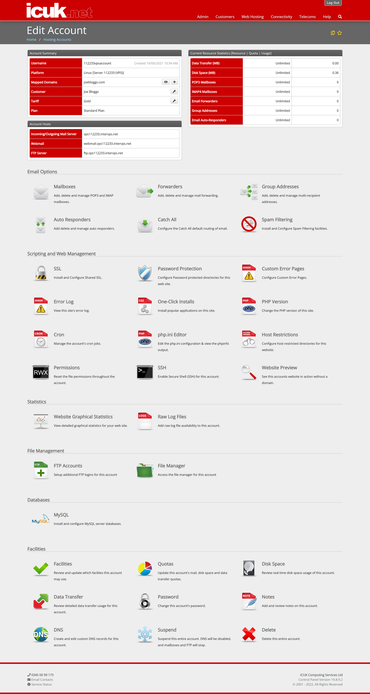 Manage Linux Account on VPS