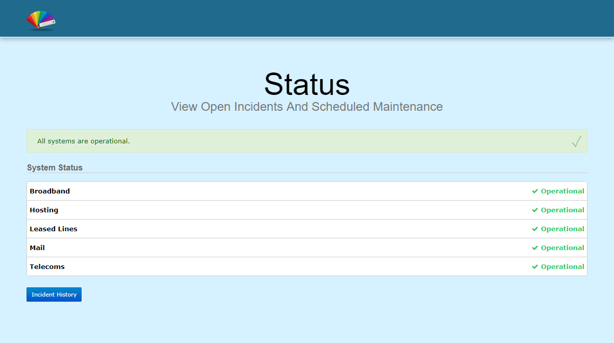 White Lable Service Status